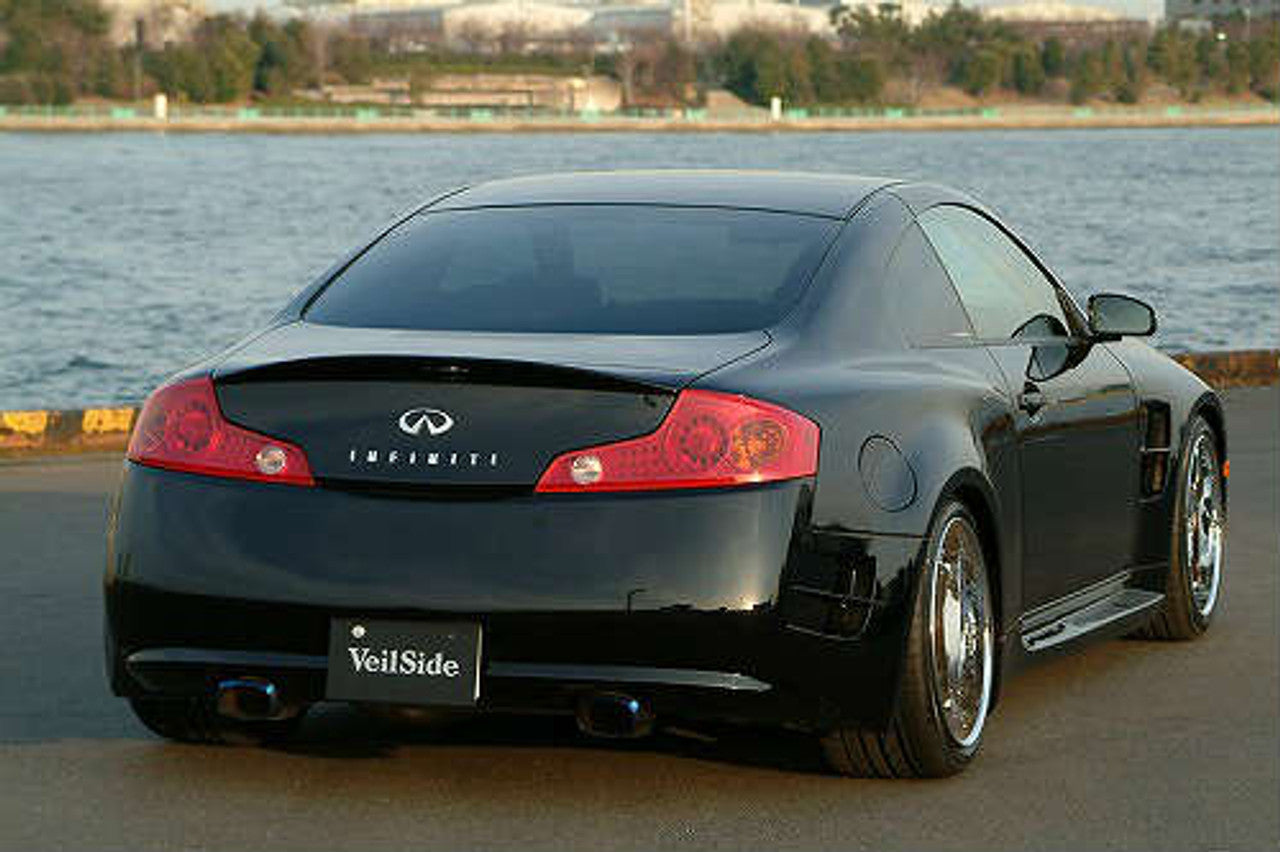 VeilSide 2003-2007 Infiniti G35 - Nissan Skyline V35 Coupe Fortune Model Complete kit with Carbon Hood & Carbon Spoiler